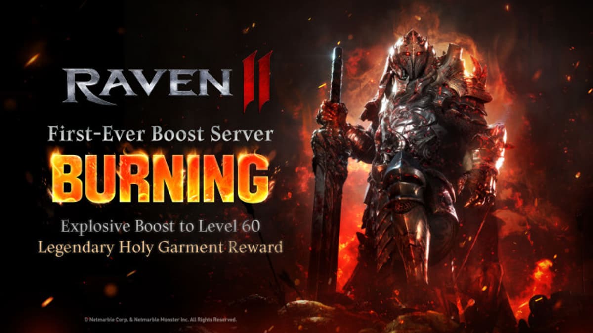 Raven2 Unveils BURNING Boost Server With Rapid Leveling and Legendary Holy Garment Rewards