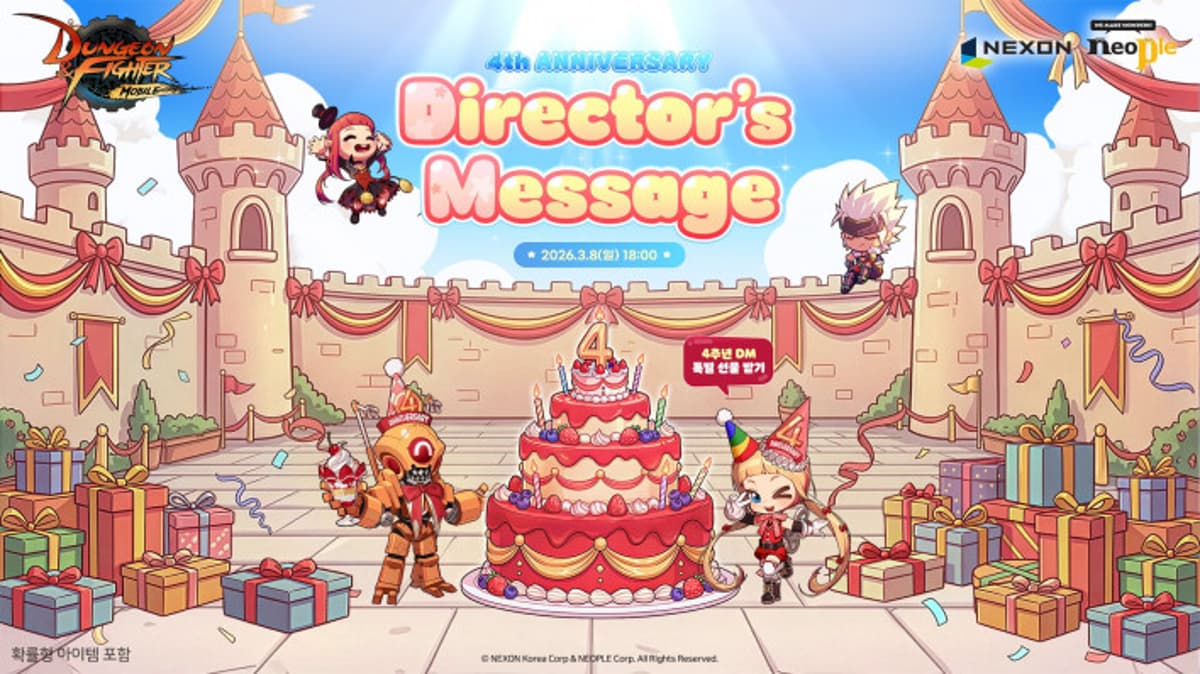 Dungeon & Fighter Mobile to Unveil 2026 Update Plans at 4th Anniversary DM Event