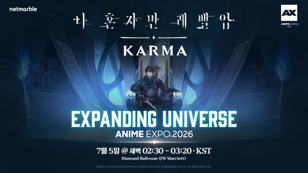 Netmarble's New Title 'Solo Leveling: Karma' To Participate in Anime Expo 2026