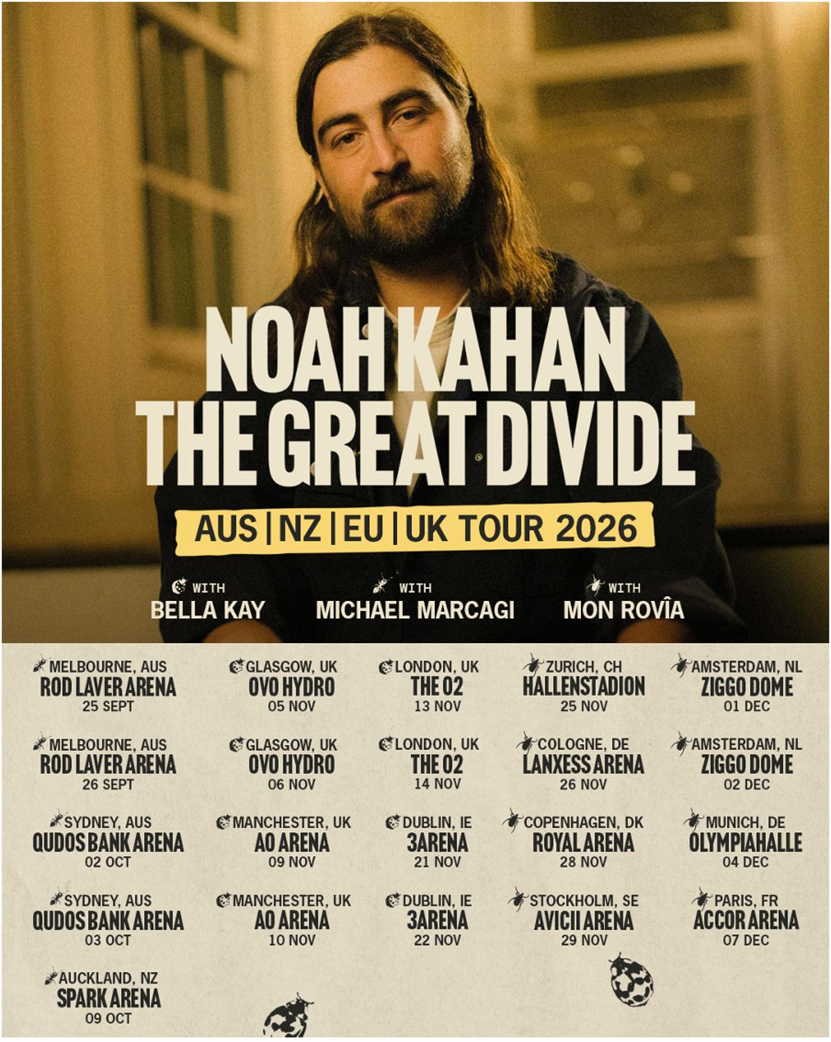 Noah Kahan Goes Global On ‘The Great Divide Tour’