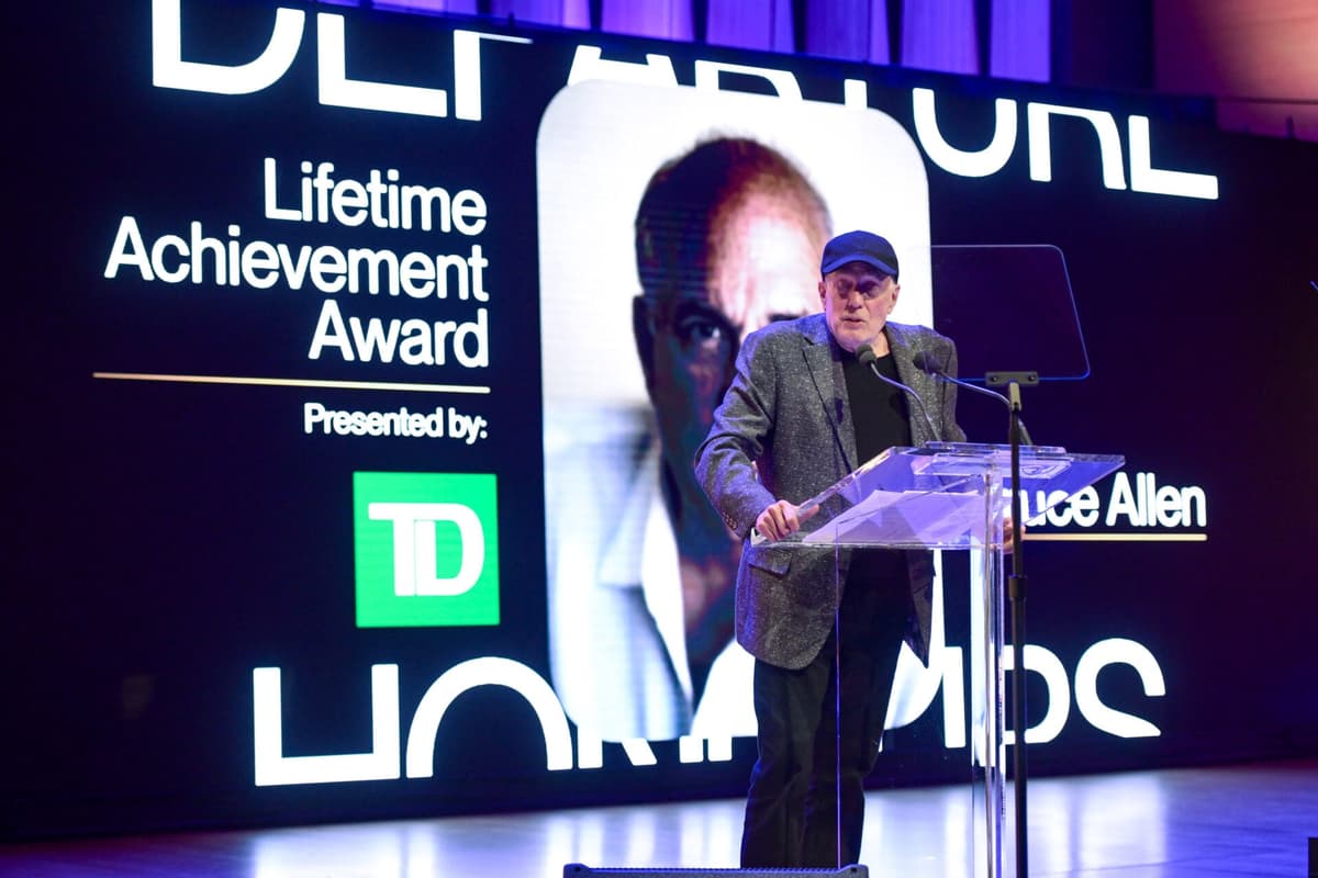 Bruce Allen Given Lifetime Achievement Award At Departure Honours In Toronto