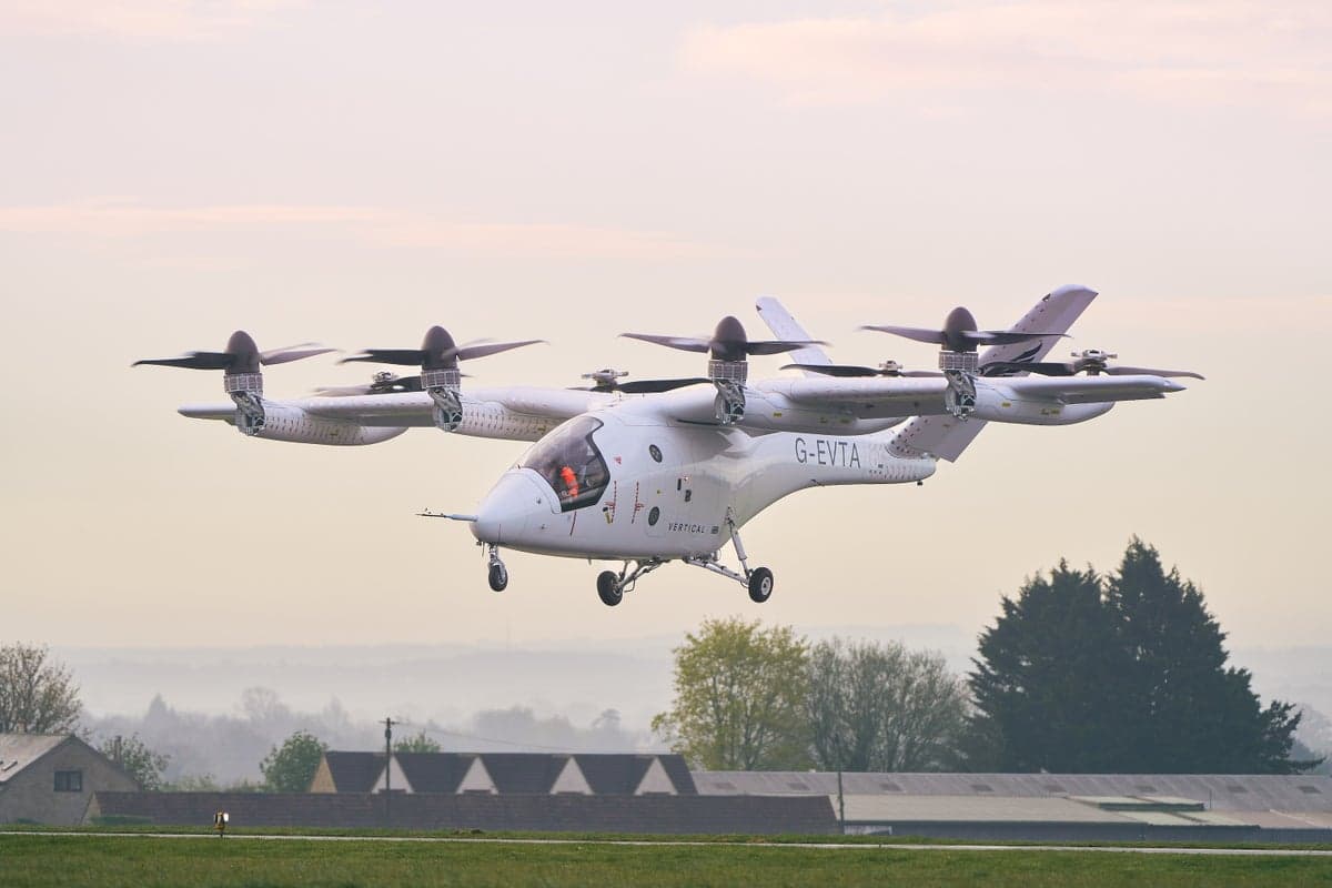 Can Electric Air Taxis Carry Passengers? Vertical Aerospace’s VX4 Just Cleared a Key Test