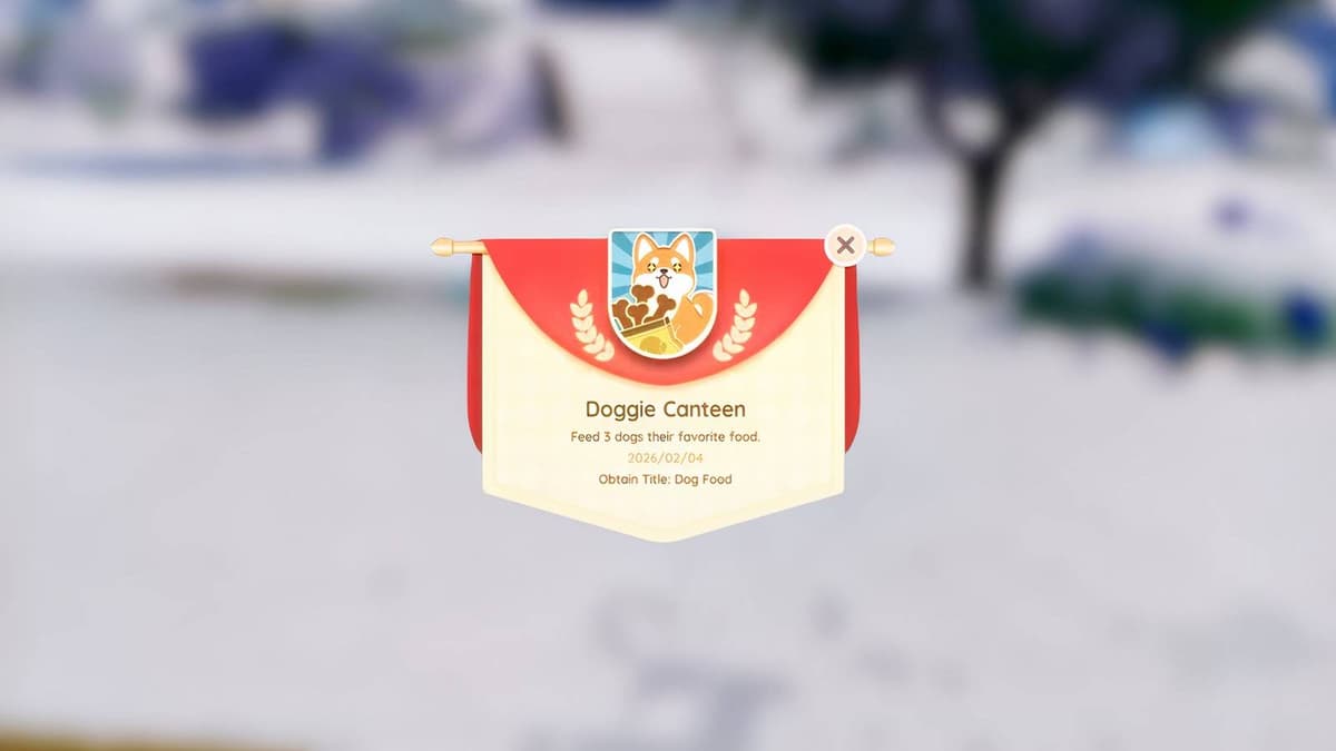 How to Get Doggie Canteen Achievement in Heartopia