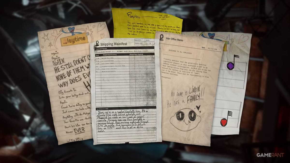 Where to Find All Notes and Documents in Poppy Playtime Chapter 5