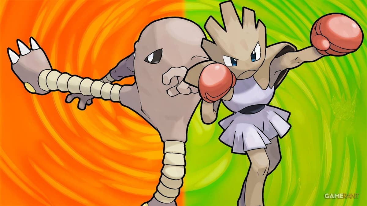 Hitmonlee vs Hitmonchan in Pokemon FireRed and LeafGreen