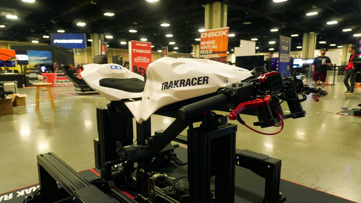 Trak Racer Introduces Groundbreaking Motorcycle Sim Rig at Sim Racing Expo