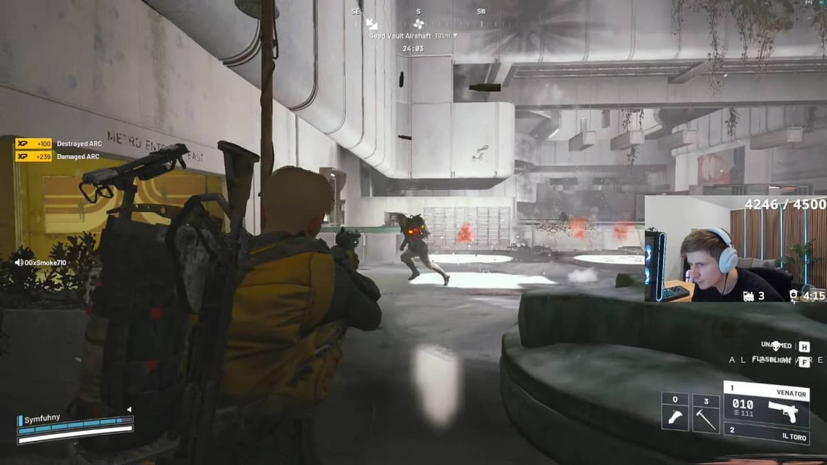 Arc Raiders Streamer Symfuhny Keeps Facing Cheating Allegations