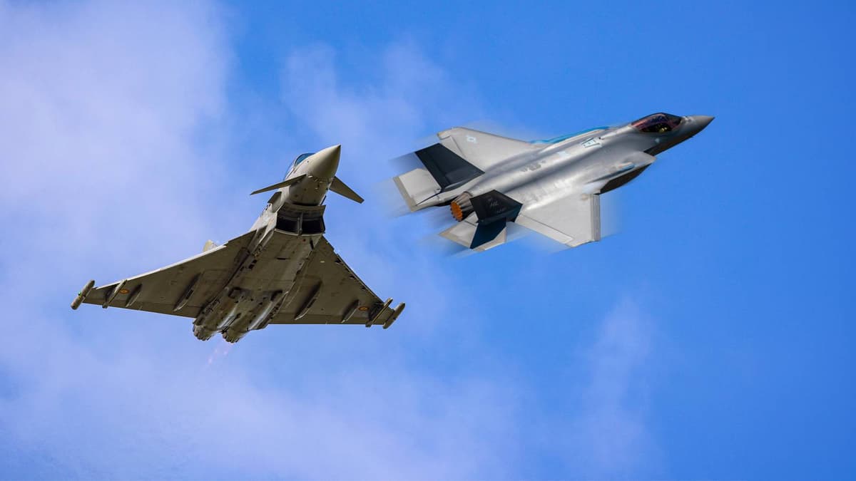 How The Eurofighter Typhoon's AESA Radar Compares To The F-35's AN/APG-81