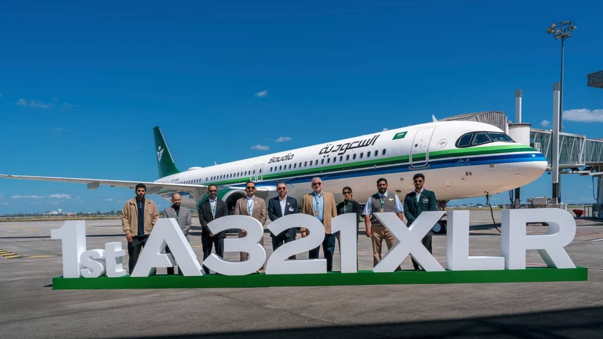 Saudia Takes Delivery of First Airbus A321XLR, Expanding Fleet with Premium Business Cabin