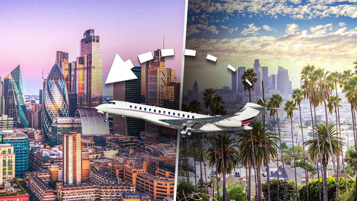 Here's How Much A Private Jet Charter From Los Angeles To Las Vegas Actually Costs In 2026