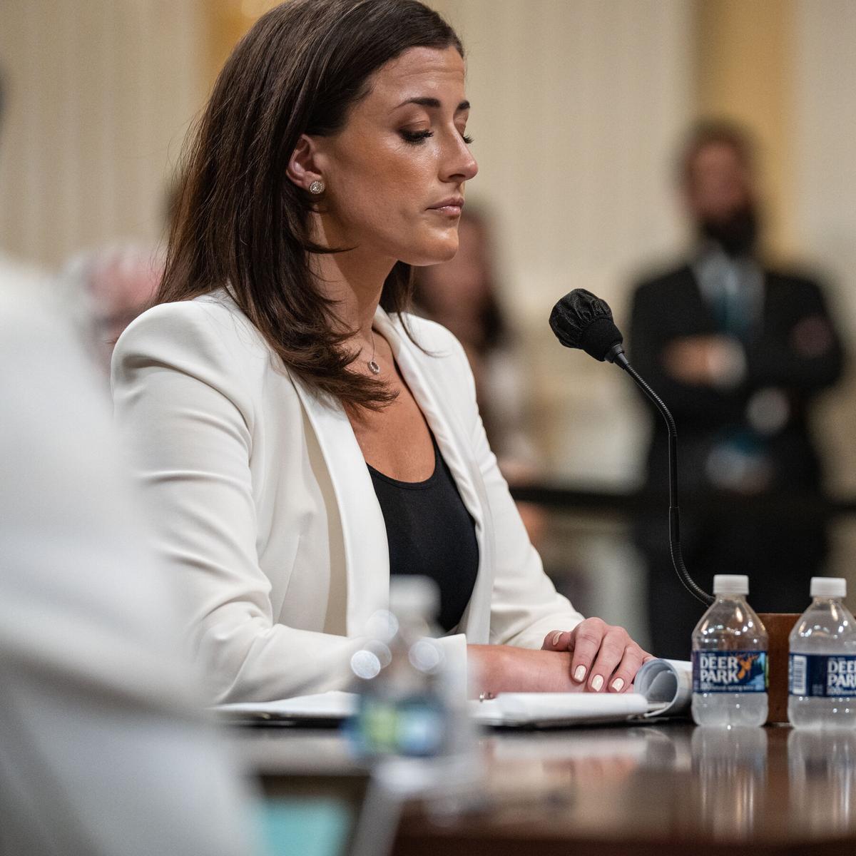 DOJ’s Civil Rights Division Investigates Cassidy Hutchinson, Who Testified Against Trump