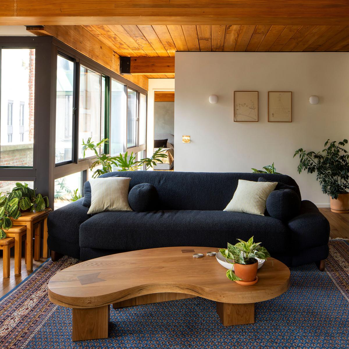 A Modern Living Room With Reminders of the Past
