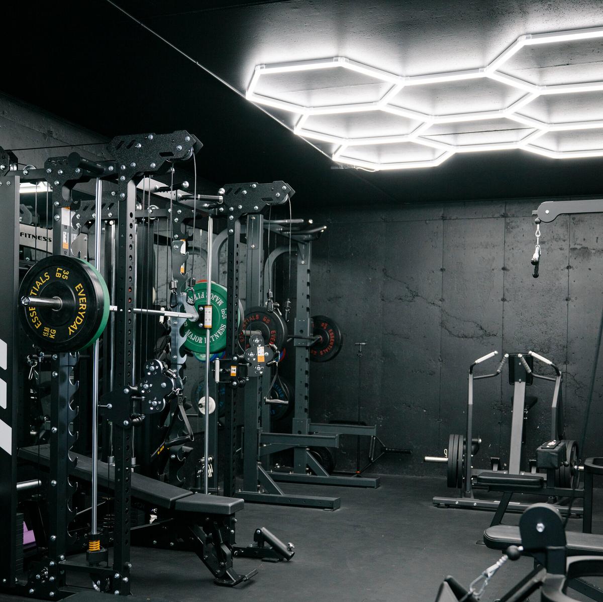 The Hexagonal Lights Taking Over Man Caves and Barber Shops