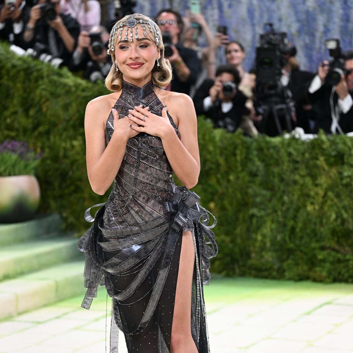Sabrina Carpenter Wears ‘Sabrina’ Film Dress to the Met Gala