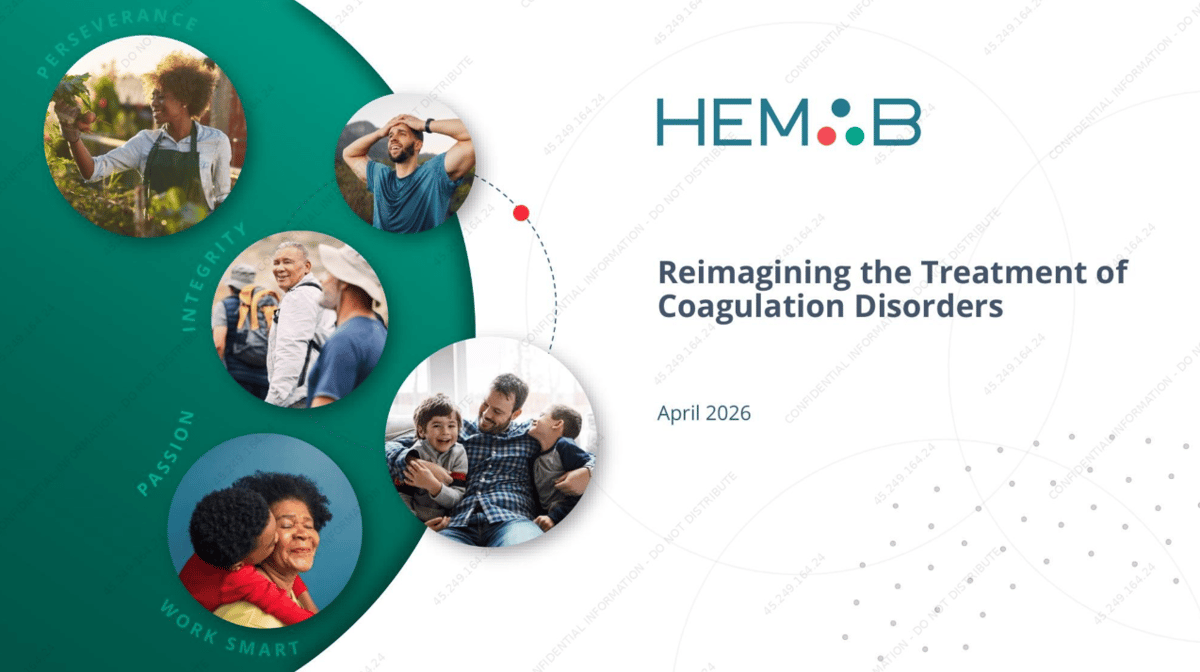 Hemab Therapeutics (COAG) IPO Deck
