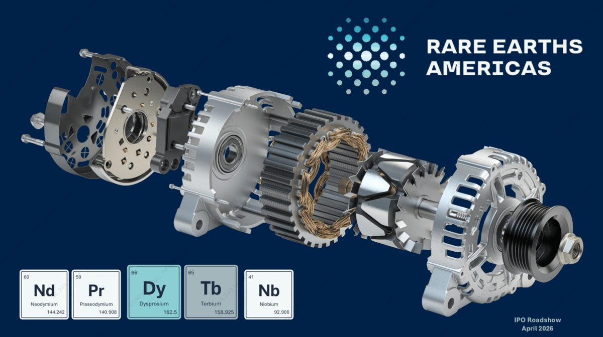 Rare Earths Americas (REA) IPO Deck