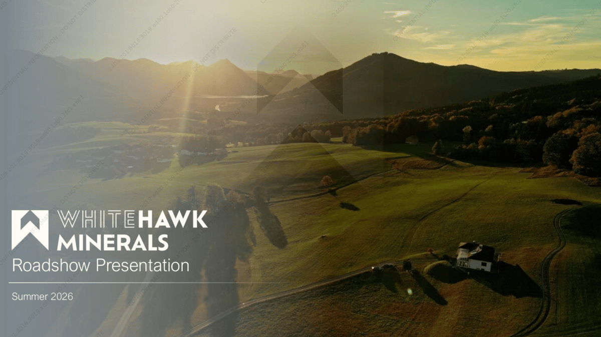 WhiteHawk Minerals (WHK) IPO Deck