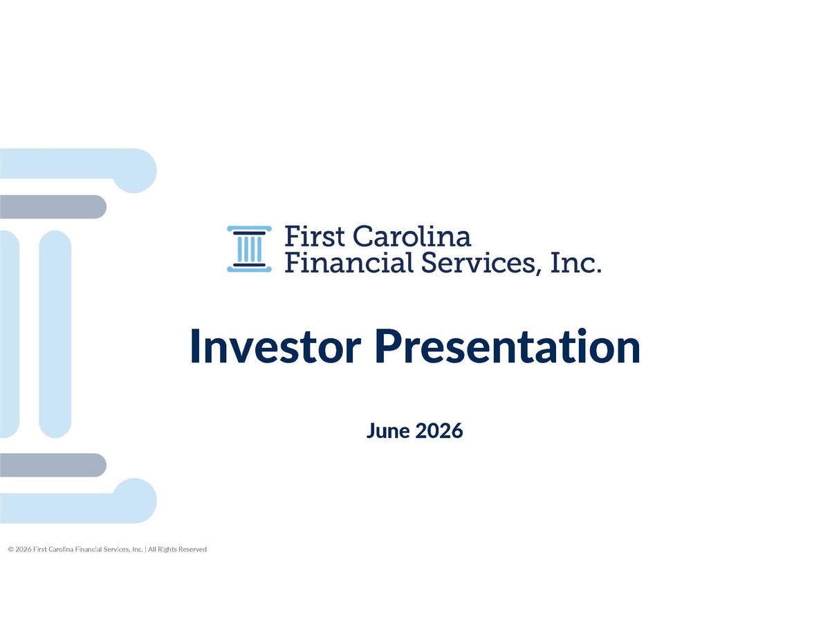 First Carolina Financial Services (FCBM) IPO Deck