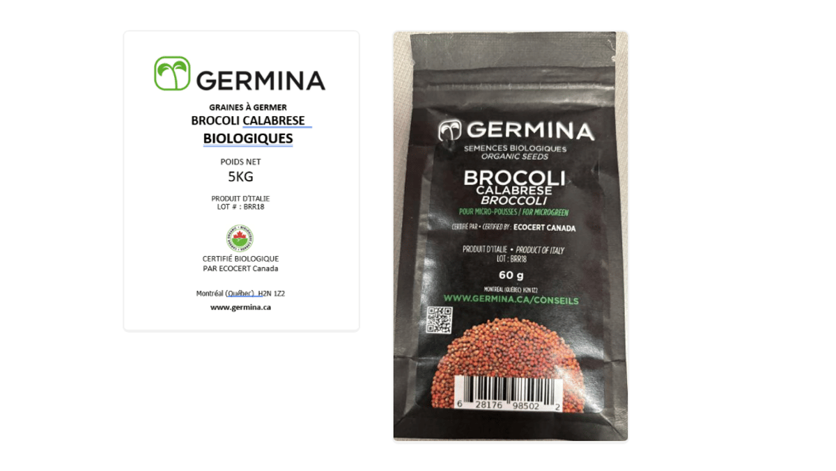 'Brocoli Calabrese' Seeds Recalled because of E. Coli