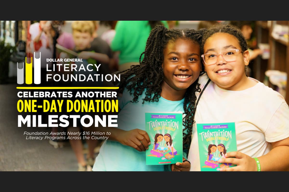 Dollar General Literacy Foundation Marks Another One-Day Grant Milestone