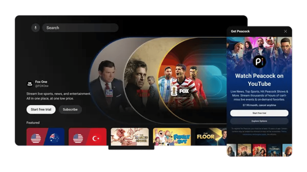 All Your Favorite Channels, All in One Place: FOX One and Peacock Join Primetime Channels