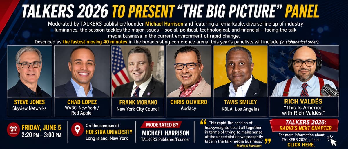TALKERS 2026 to Present “The Big Picture” Panel