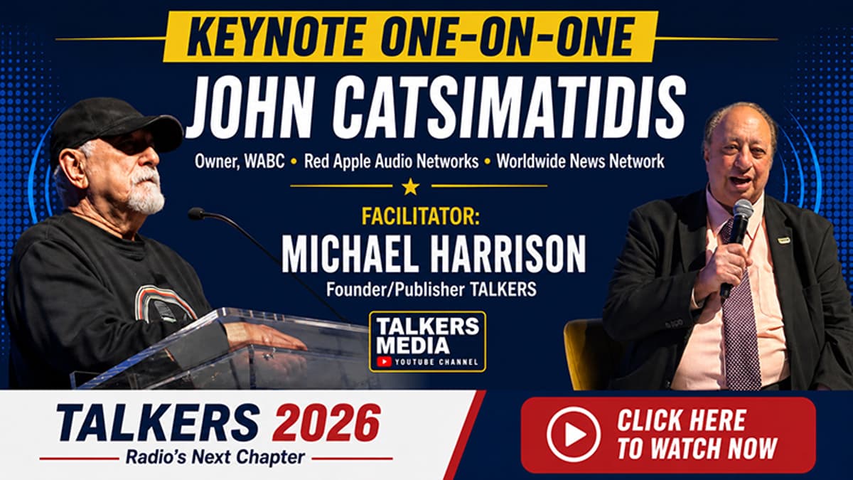 TALKERS 2026 Video: Keynote One-On-One with Red Apple Media CEO, John Catsimatidis