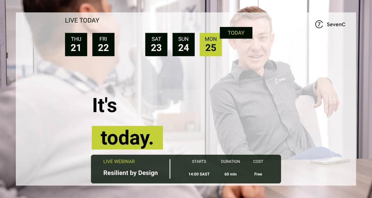Webinar Today: A 30-Day Plan to Protect Your SME From Cyberattacks
