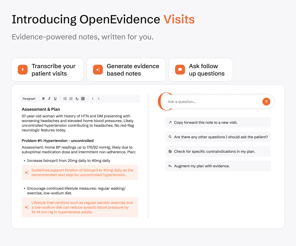 OpenEvidence Raises $200M at $6B Valuation to Scale Medical AI