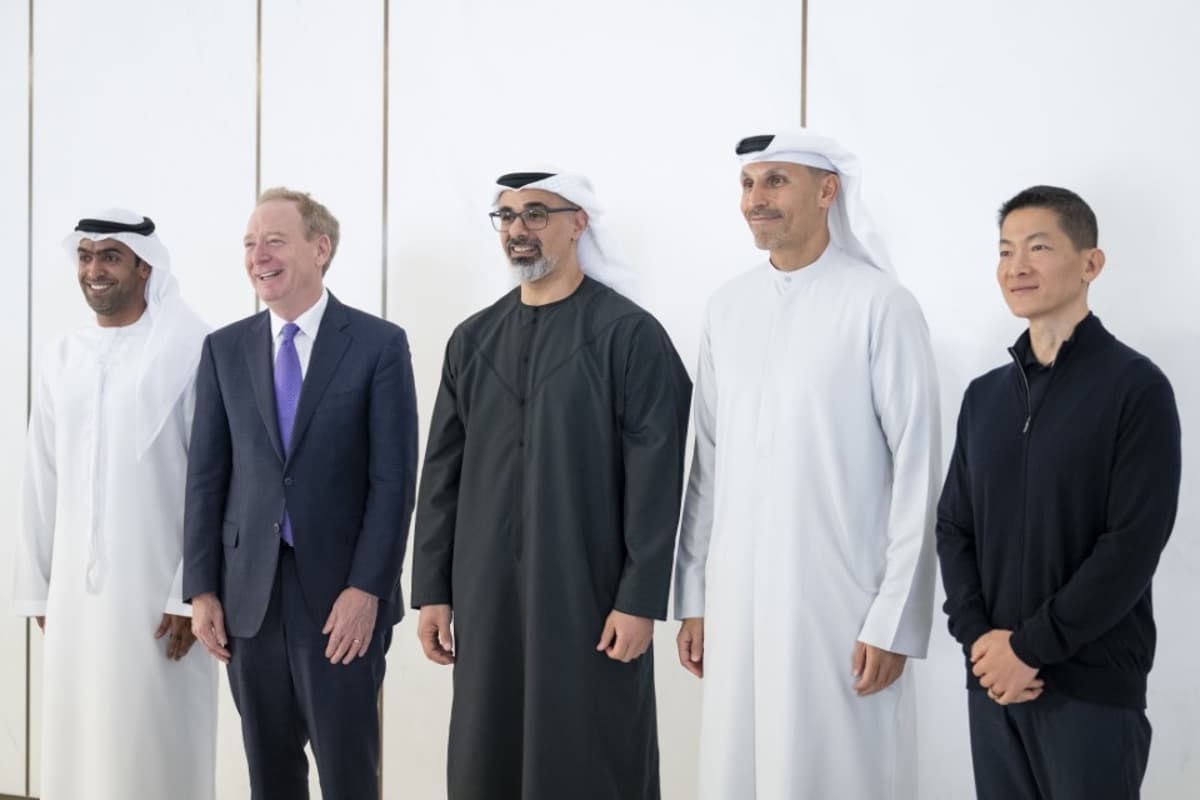 Microsoft Invests $1.5B Equity in UAE Sovereign AI Firm G42
