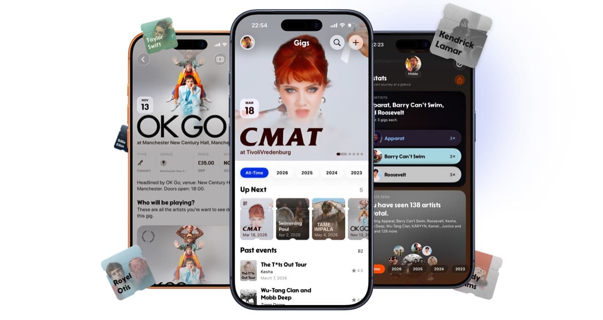 Gigs Turns Your Concert History Into a Personal Live Music Archive