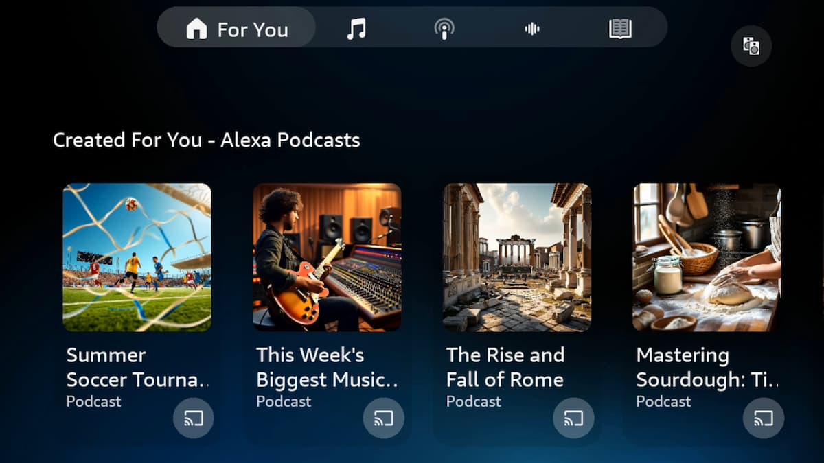 Amazon’s New Alexa+ Powered Feature Can Generate Podcast Episodes