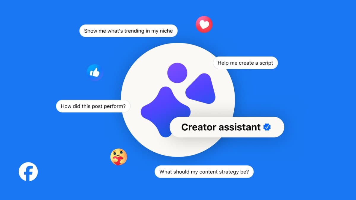 Meta Rolls Out a New AI Creator Assistant on Facebook