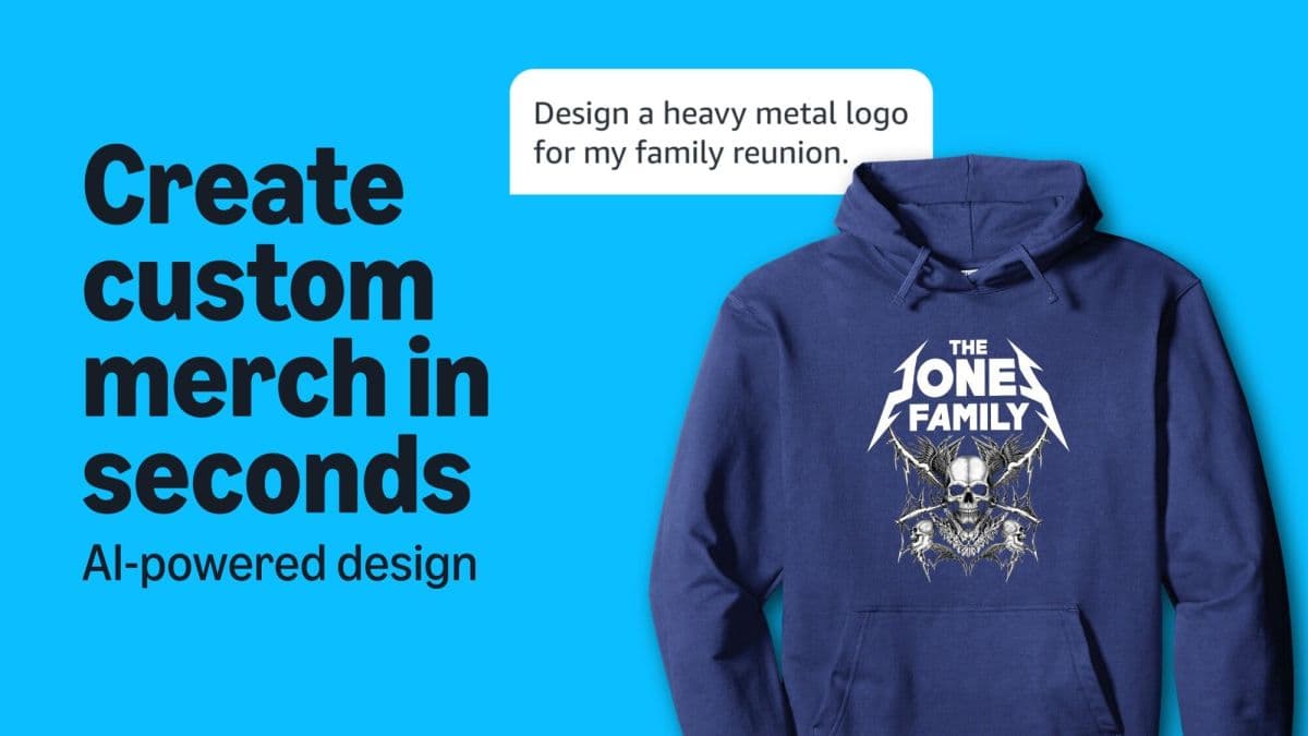 Amazon Now Lets You Design Custom Merch Using AI