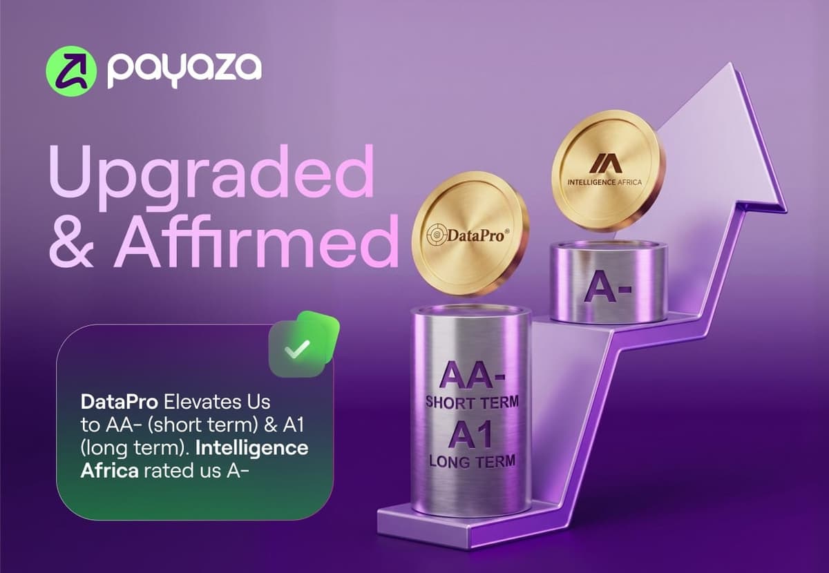 Payaza Achieves New Double Ratings: Releases Ground Breaking Features for African Businesses.