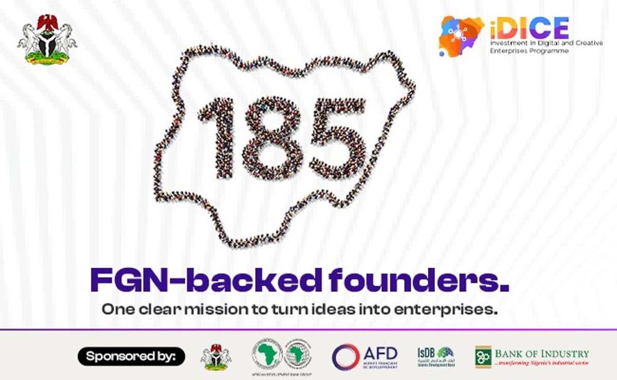 Nigerian Government’s iDICE Programme Onboards 185 Founders Into the First Cohort of Its Startup Bridge Initiative
