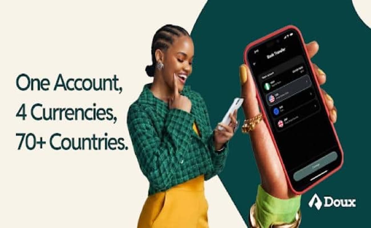 One Account, Multiple Currencies: Doux Lets You Receive, Send and Spend in EUR, GBP, USD and NGN