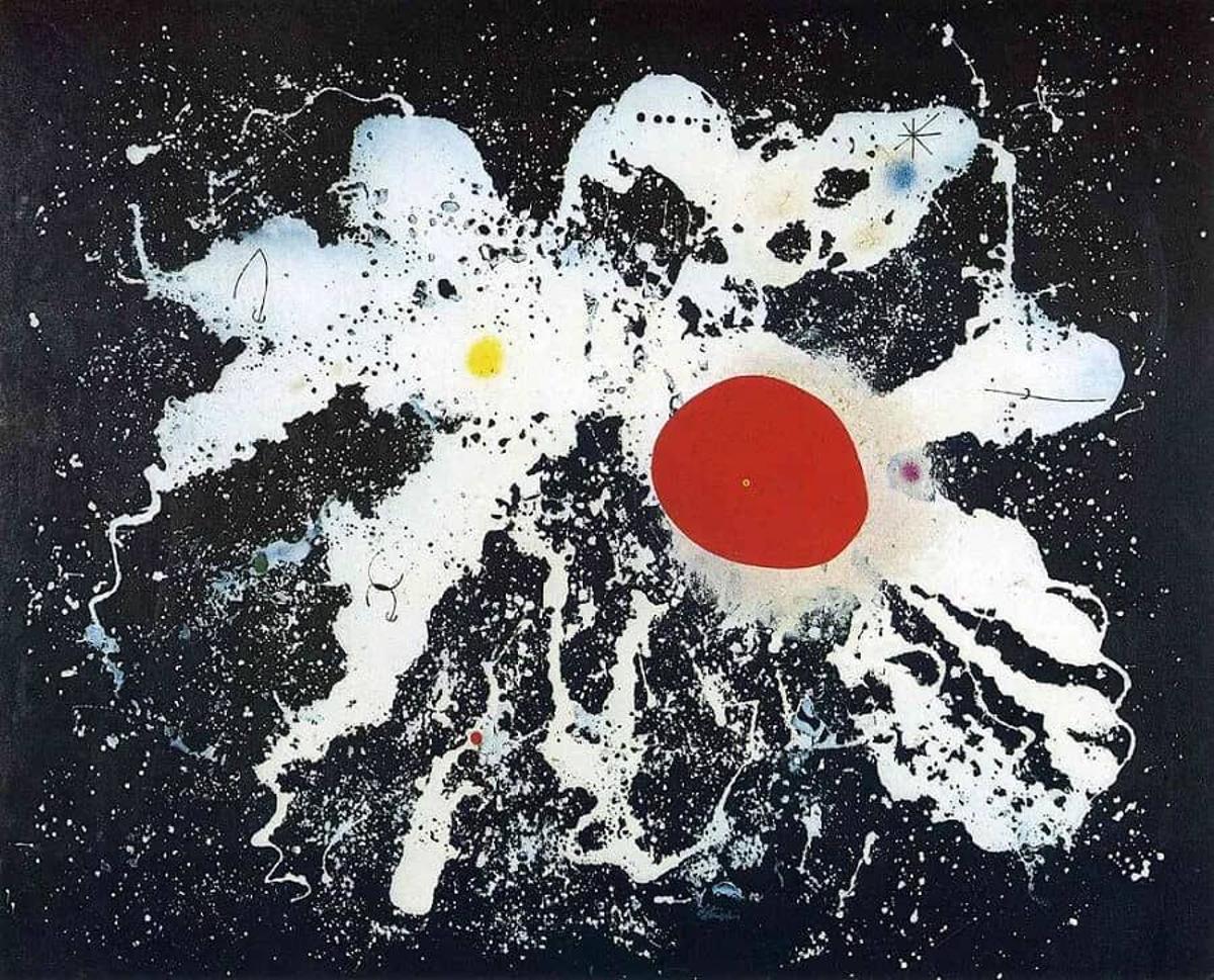 The Red Disk – Joan Miró