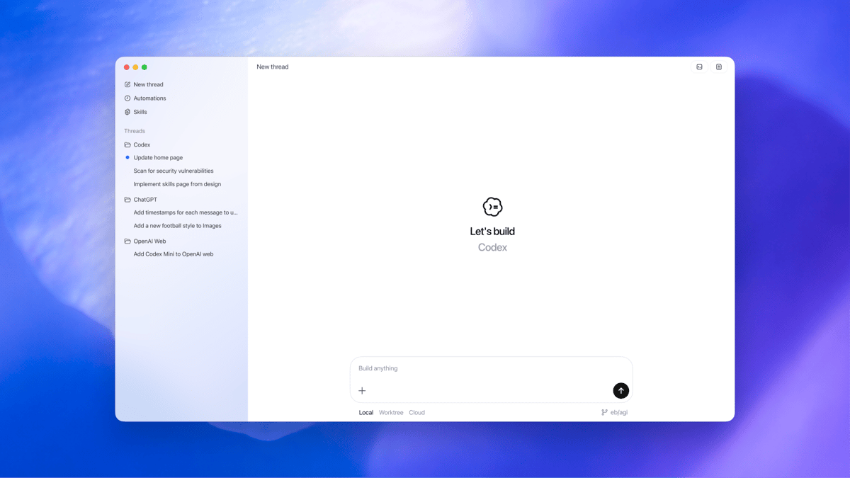 OpenAI Launches Codex App for macOS to Manage Multiple AI Agents