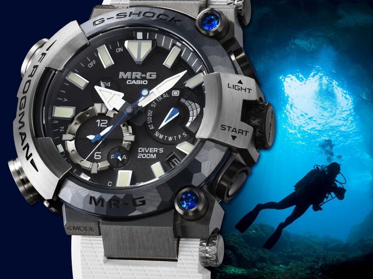 Casio’s $7,600 G-Shock Frogman Is Carved From Polar Ice