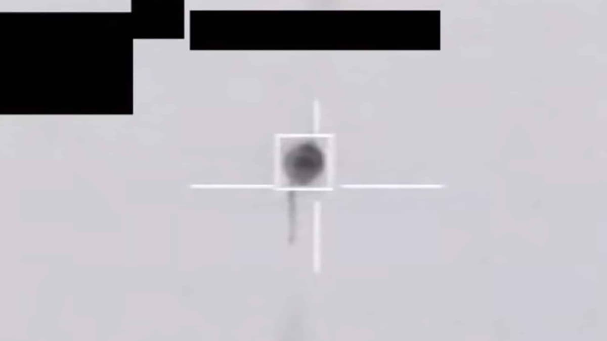 Pentagon Finally Releases Footage Of Unidentified Object Shot Down By F-16 Over Lake Huron