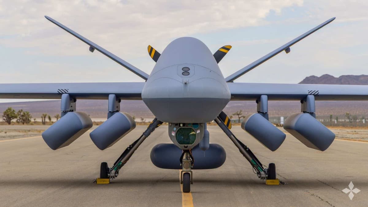 MQ-9B SeaGuardian Shows Off Four Sonobuoy Pods for Anti-Submarine Warfare