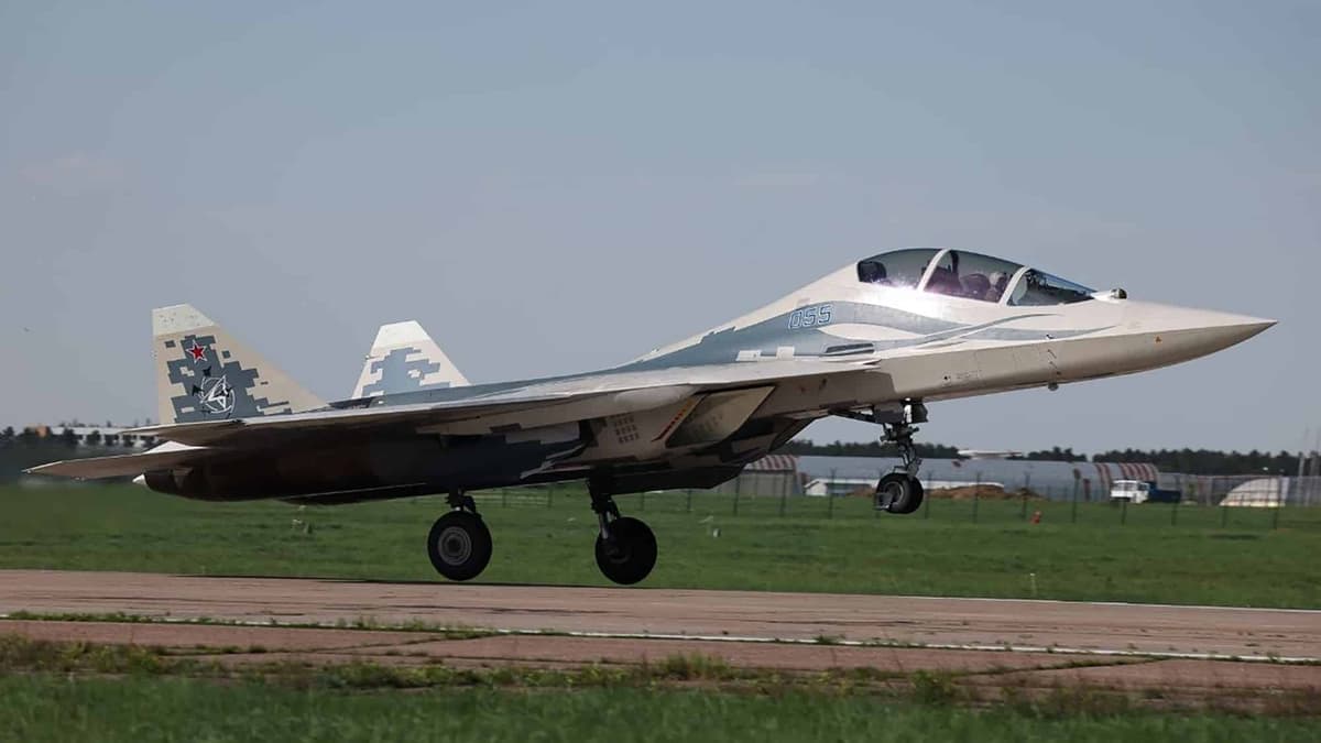 Official Photos And Footage Of Russia’s Two-Seat Su-57 Prototype Emerge