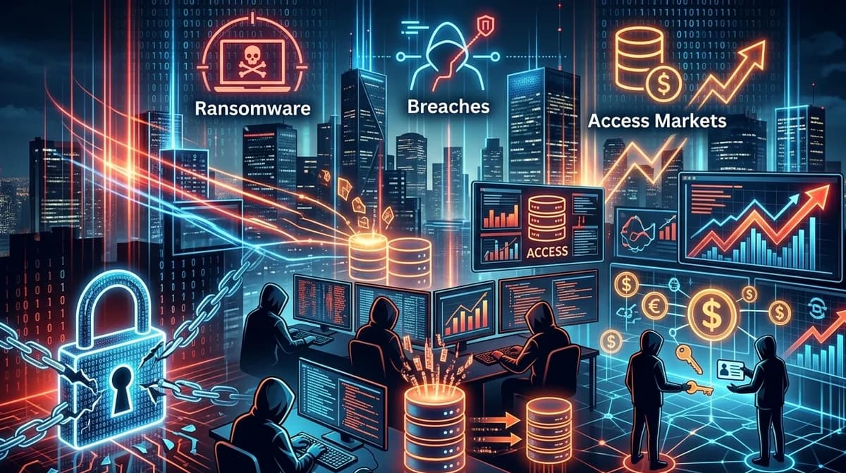 March 2026 Cyber Threat Landscape Fueled by Ransomware, Breaches, and Access Markets