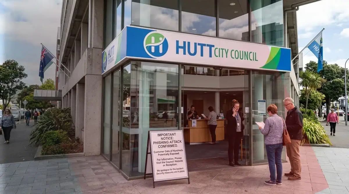 Hutt City Council Confirms Phishing Attack, Data of Hundreds Potentially Exposed