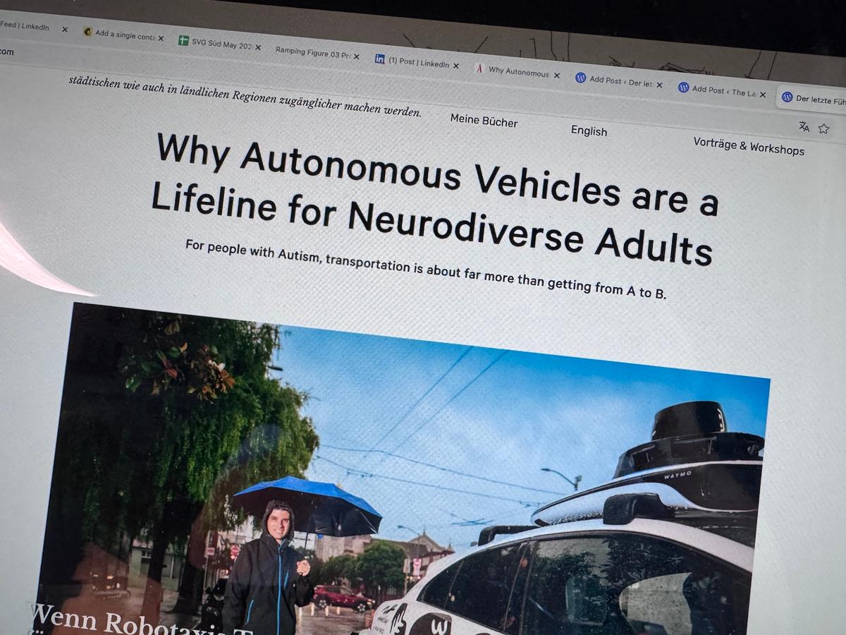 When Robotaxis Make Transportation Accessible For People With Autism