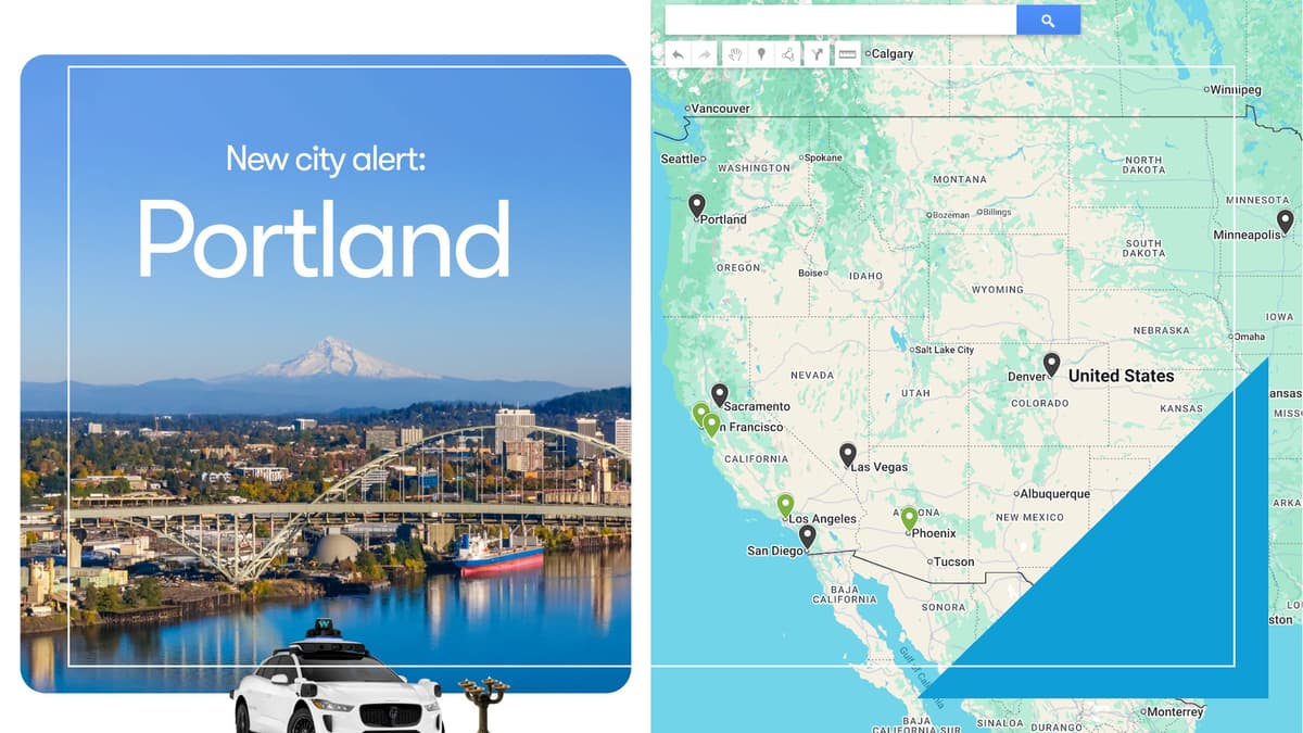 Waymo Begins Tests in Portland