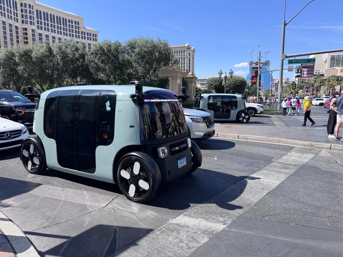 Zoox in Las Vegas in May 2026