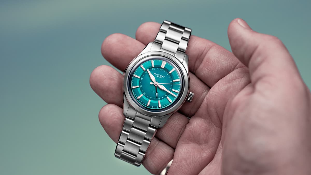 Beaucroft Takes Its First Foray Into Complications, with the New Tropical Teal Contour GMT