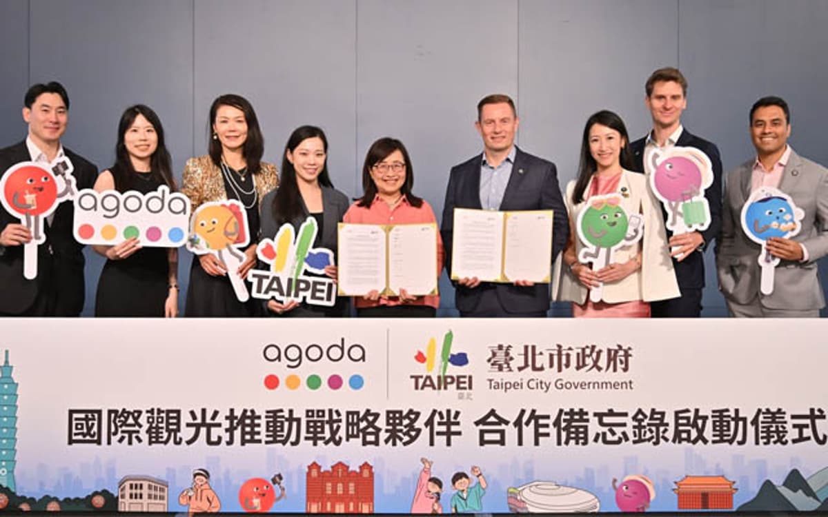 Agoda, Taipei City Government Team up to Support Tourism Growth